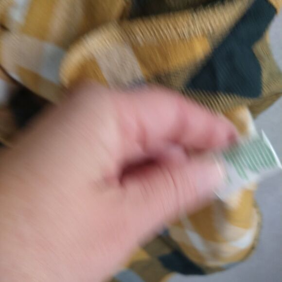 LRG Flannel Shirt Men's 3XL Yellow Plaid Lifted Research Group Streetwear - Picture 7 of 9